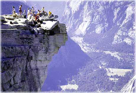 The Devil's Diving Board - Top of Half Dome