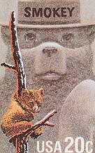 Smokey the Bear U.S. Postage Stamp